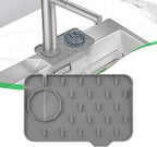Kitchen Sink Splash Guard, Silicone Faucet Mat, Soap Dish Pad, Sponge Holder by Unknown