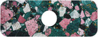 Faucet Draining Mat For Kitchen Sink, Terrazzo Dark Green Diatom Mud Absorbent - Image 6