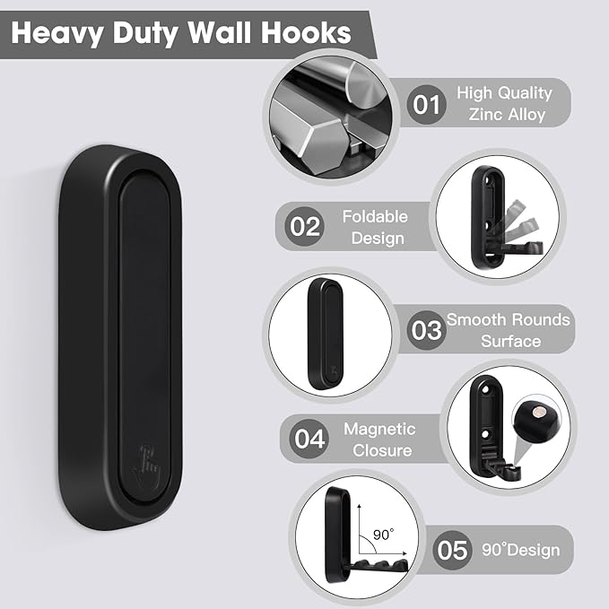 Folding Coat Hooks - Image 2