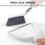NACENA Mini Broom and Dustpan Set, Small Dust Pan and Brush Set - Image 3