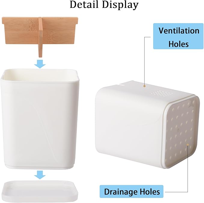Electric Toothbrush Holder 3 Slots Tooth Brushing Holder - Image 3