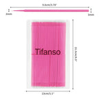 tifanso 400PCS Micro Cotton Swabs, Disposable Eyelash Microswabs - Image 2