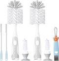 5 in 1 Cleaning Brush Set, Anivona Bottle Brush Cleaner, Water Bottle Brushes by AnivonaDirect