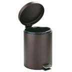 iDesign Round 1.3 Gallon Bathroom Step Trash Can - Image 7