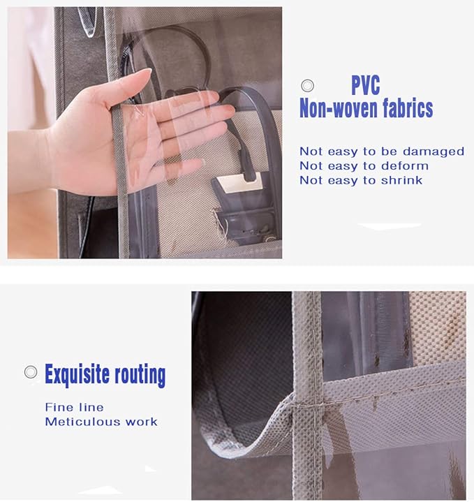 AARAINBOW 2 Packs Hanging Handbag Purse Organizer, Purse Bag Organizer Storage - Image 6