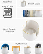Sponge Holder for Kitchen Sink, Ceramic Dish Sponge Drying Caddy Scrubby Daddy - Image 2