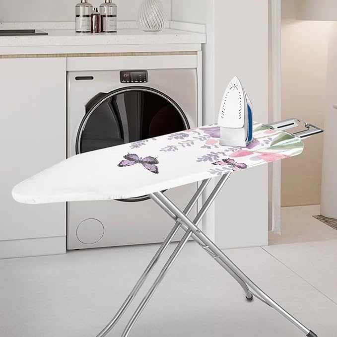 Butterfly Leaves Ironing Board Cover and Pad，Non Stick Resist Scorching and - Image 2