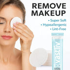 Organic Cotton Rounds for Face Makeup Remover Pads, Hypoallergenic, Lint-Free | - Image 4