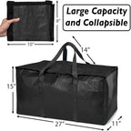 ClearSpace Heavy Duty Moving Bags or Storage Bags – Black Storage Bins - Image 6