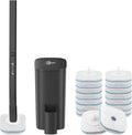 Disposable Toilet Brush, 14 Refills Toilet Bowl Cleaner Wand, Toilet Cleaner by EZKEY