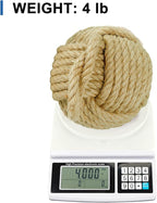Marwood Rope Knot Door Stops Decorative Nautical Ball Door Stopper Handmade - Image 4