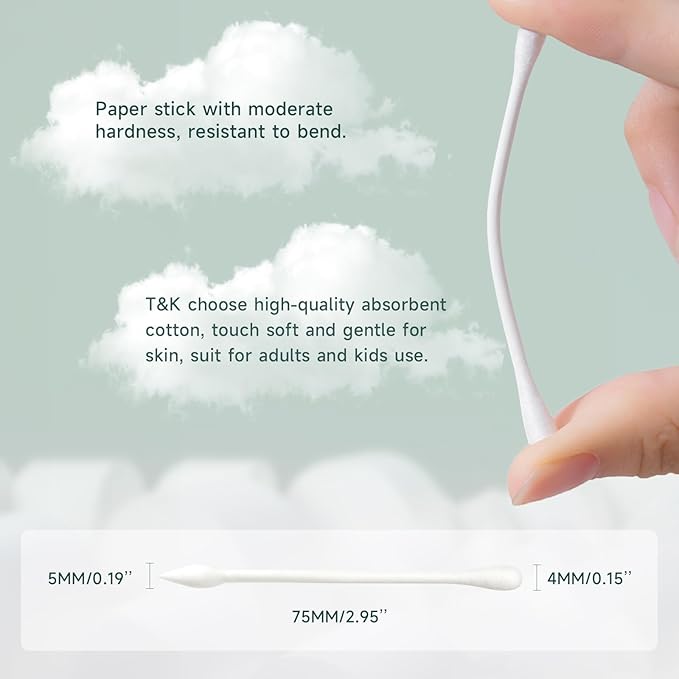 T&K Biodegradable Cotton Swabs - Image 3