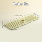 Folding Faucet Mat for Kitchen Sink Upgraded Premium Silicone Splash Guard - Image 2