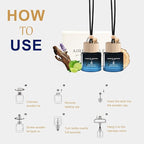 Car Air Freshener Hanging 2 Pack Car Air Fresheners Diffuser - Image 6