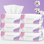 Disposable Face Towel 600 Count, Soft Cotton Face Towels, Dry Wipes Facial by LRCXL