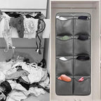 Dual Sided Hanging Closet Organizer Shoe Rack Holder - Image 5
