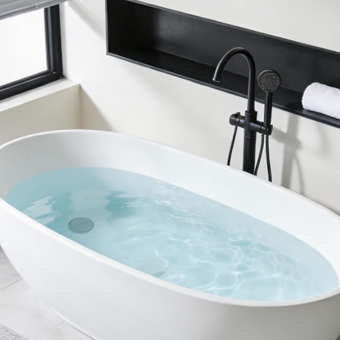 Hibbent 3 in 1 Metal Bathtub Drain Stopper, Universal Pop Up Tub Stopper - Image 9