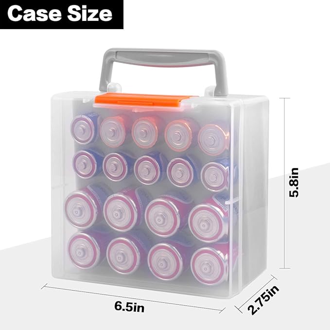 MINIMALL Battery Organizer Storage Box, Garage Case Caddy Holder - Image 5
