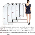 Dress Bags for Hanging Clothes12 PCS Transparent Waterproof Dustproof Bags for - Image 2