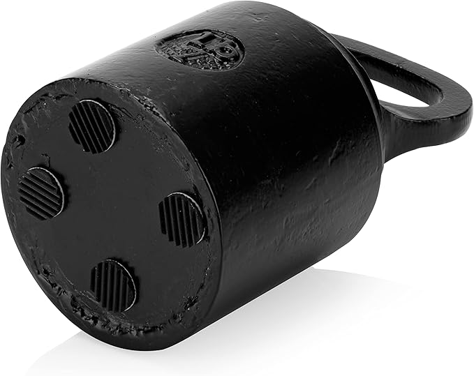 CRAFTSMAN ROAD Cast Iron Door Stop Decorative, Weighted Heavy Door Weight 7lb - Image 6