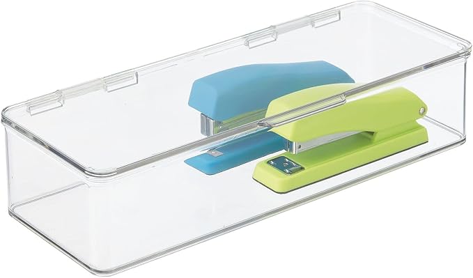 mDesign Office Supplies Desk Organizer Box by mDesign