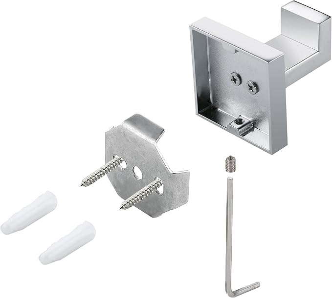 Towel Hooks For Bathrooms, Chrome Polished Towel Hook For Kitchen Bathroom - Image 6