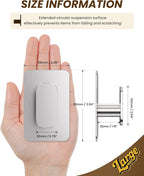 Heavy Duty Self Adhesive Hooks - 26lb Max - Image 2