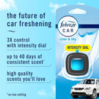 Febreze Car Air Freshener, Odor-Fighting Automotive Vent Clip, Linen & Sky Scent - Image 2