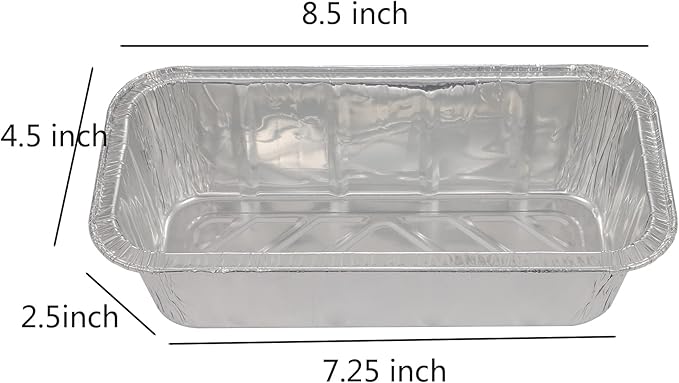 Loaf Pans 2Lb Heavy Duty Disposable Aluminum Foil Premium Bread Tins Standard - Image 2