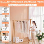 Garment Bags for Closet Storage Wedding Dress Garment Bag Clothes Bags for - Image 6