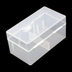 9V Battery Storage Box Organizer Holder Clear Plastic Case Container - Image 2