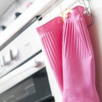 Myungjin 2 Pairs Reusable Waterproof Non-Slip Honeycomb Grip Latex Rubber Gloves - Image 8