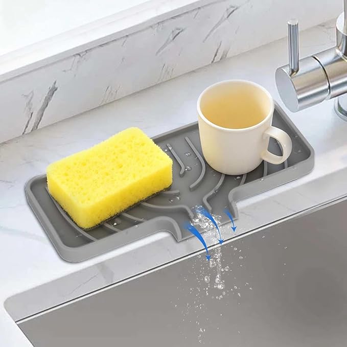 Silicone Sponge Holder for Kitchen Sink by JACZZO