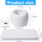 3 Pack Mini Ceramic Toothbrush Holder Stand - Image 5