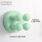 XoYoZo 4 pcs Silicone Toothbrush Holder Multi-Function Hook Waterproof self - Image 4
