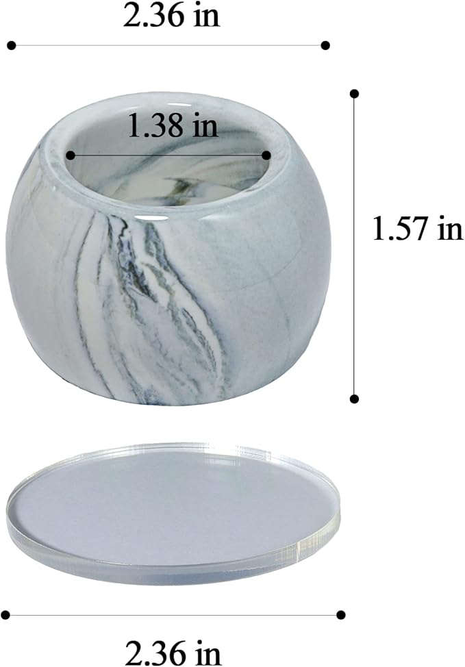 Small Ceramic Electric Toothbrush Holder Stand - Image 2
