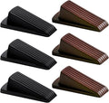 Door Stop, Door Stopper, Door Wedge, 6 Pack Rubber Door Stopper, Rubber Door by Lesunsul