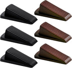 Door Stop, Door Stopper, Door Wedge, 6 Pack Rubber Door Stopper, Rubber Door by Lesunsul