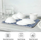 Super Absorbent Dish Drying Mat, Microfiber Fast-Drying Dish Mat, Kitchen Dish - Image 7