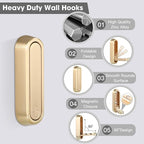 Folding Coat Hooks - Image 2