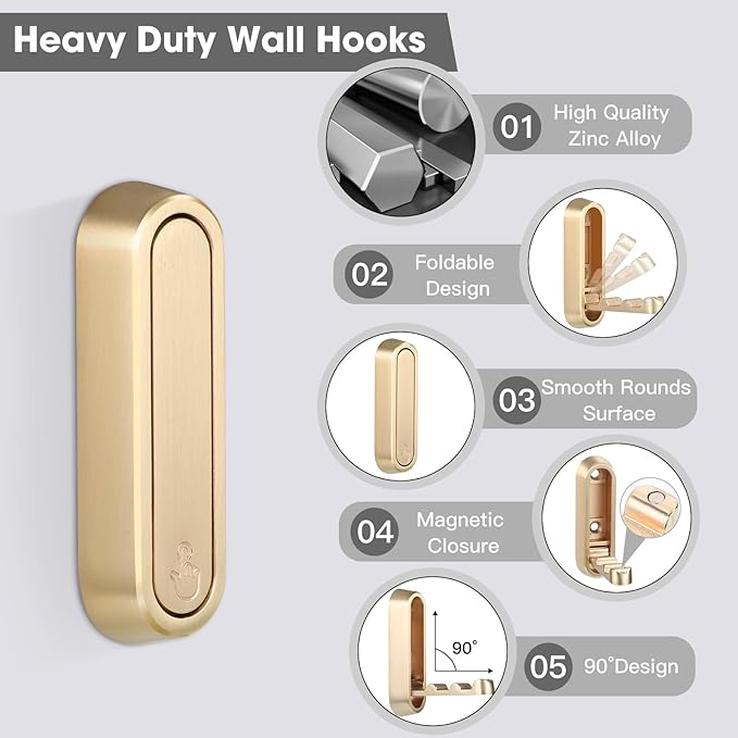 Folding Wall Hooks - Image 3