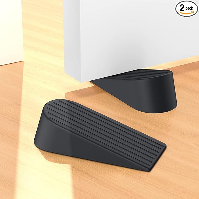 Big Door Stoppers, 2 Pack Extra Large Door Stoppers by XGXN