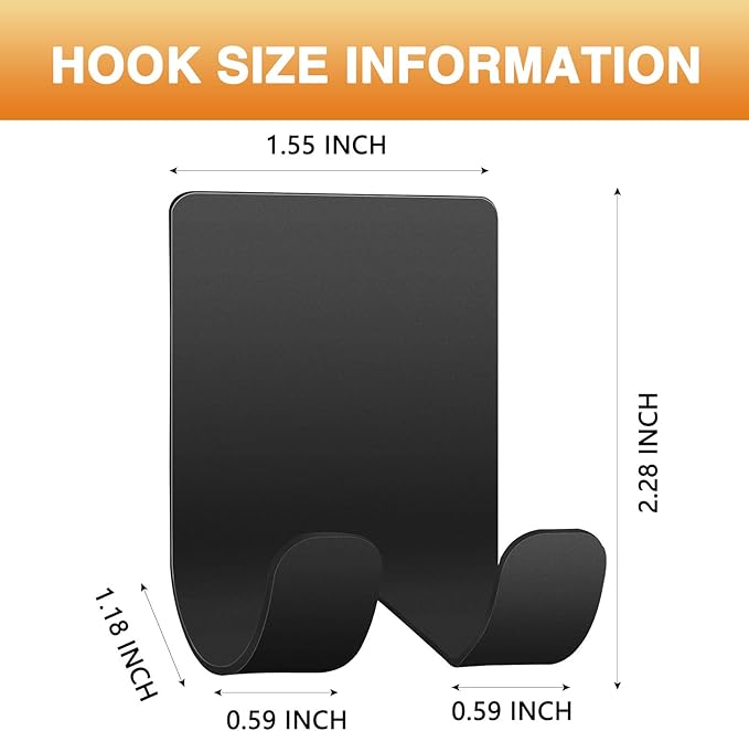 Razor Holder Shaver Hook Hanger Stand Caddy Self Adhesive Stick on Hook Heavy - Image 2