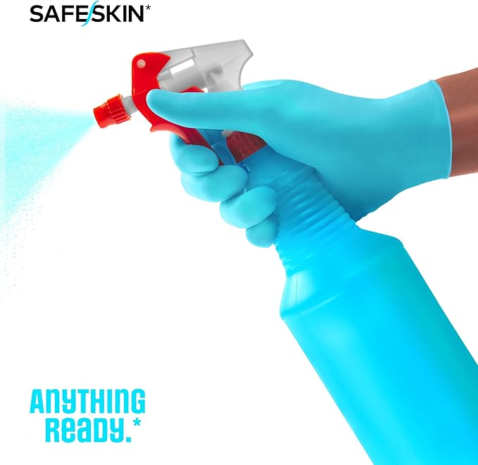 SAFESKIN Disposable Nitrile Gloves in POP-N-GO Pack Medium Duty, Powder-Free - Image 4