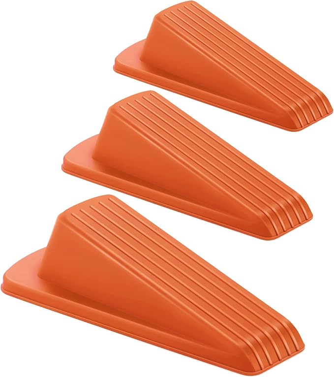 Crosize 3 Pack Rubber Door Stoppers by Crosize