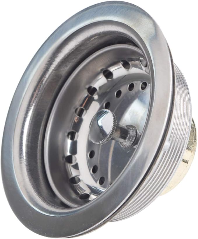 Hydro Master Kitchen Sink Basket Strainer Standard Drains, Stainless Steel - Image 6