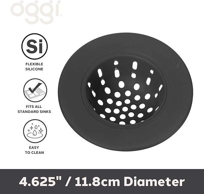 OGGI Silicone Sink Strainer- Great Kitchen Sink Strainer, Sink Drain Strainer - Image 2