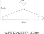 TIMMY Wire Hangers 40 Pack Stainless Steel Strong Metal Coat Hanger Clothes - Image 2