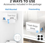 Large Trash Bag Holder Dispenser, Metal Garbage Bag Dispenser Roll Holder - Image 6