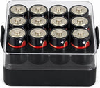 ALCYON Battery Organizer Storage Case, Battery Vault Box Container by ALCYON